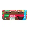Produktbild: Knorr Sauce Pur Sauce zu Braten ergibt 4x250ml, 112g Packung 12er Pack (112gx12)