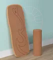 Produktbild: goki Balanceboard Balance Board mit Kork Waikiki Beach, aus Holz und Kork