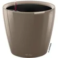 Produktbild: Lechuza Übertopf CLASSICO LS 28, taupe hochglanz, Ø 29 x 26 cm, aus Kunststoff, für innen und außen, Wasserspeicher und Innentopf