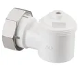 Produktbild: OVENTROP-Winkeladapter für Ventil-HK weiß, Gewindeanschluss M30x1,5