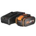 Produktbild: WORX WA3604 Akku mit Ladegerät Set 20V Max - 4 Ah Li-Ion Akku & Ladesstation