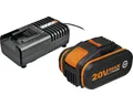 Produktbild: Akku und Ladegerät WORX 20 V, 4 Ah