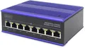 Produktbild: DIGITUS Switch Ind. 8-Port Gigabit 30W PoE Unmanaged blau