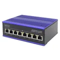 Produktbild: DIGITUS Industrieller 8-Port Gigabit PoE Switch