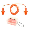 Produktbild: Gehörschutzstöpsel wiederverwendbar Ohrstöpsel Lärm 31,6dB Orange Box Band Kette