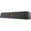 Produktbild: TRUST Black Week % | Gaming GXT 619 Thorne RGB Illuminated Soundbar, Stereo-Soundbar mit RGB-Beleuchtung und platzsparendem Design