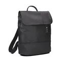 Produktbild: Zwei Damen City-Rucksack Jana JR13 Damenrucksack 7 Liter, sportlich-eleganter Look bicolor, DIN-A4 Größe, weiches Kunstleder, Rückenpolsterung, Hauptfach mit Reißverschluss (nubuk-black)