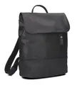 Produktbild: zwei Jana JR13 Rucksack Tasche Nubuk-Black Schwarz Damen Herren