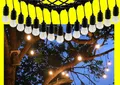 Produktbild: 14m Biergarten-Lichterkette 15 Filament-LED IP65 230V Bierzelt Garten Party-Deko
