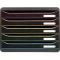 Produktbild: Exacompta Schubladenbox BigBoxPlus Horizon Quer 5 Schub Schwarz/Harlekin 308914D