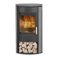 Produktbild: Fireplace Kaminofen Zeitbrandofen Zaria Speckstein grau/schwarz (6 kW)