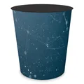 Produktbild: itenga Papierkorb Mülleimer Kunststoff HIGHTECH ABSTRAKT Design Jugendzimmer neu