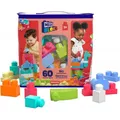 Produktbild: Mega Bloks Maxi DCH54 RIESEN Bausteine Bauklötze Set PINK 60 Teile Tragebeutel