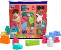 Produktbild: Mega Bloks First Builders DCH54 - Bausteinebeutel Medium 60 Teile Pinkfarben