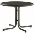 Produktbild: SIEGER  209/ Boulevard-Klapptisch, Ø 86x72 cm, eisengrau