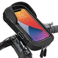 Produktbild: Vitalismo Wasserdicht Handyhalterung Handyhalter Fahrrad Lenkertasche 360°Drehbarem Fahrradhalterung Handy Halterung Halter Fahrradlenker Tasche Fahrradtasche mit Regenhaube für 7 Zoll Smartphone GPS
