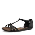 Produktbild: Tamaris Damen Sandaletten, Frauen Sandalen,TOUCHit-Fußbett,schwarz,braun,Rose,blau,grau,Navy,Amazon,Leder,Weiss,Rose,Touch-it,Black,38 EU