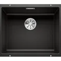 Produktbild: BLANCO Spülbecken SUBLINE 500-U, schwarz, Granitspüle, 53 x 46 cm