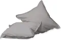 Produktbild: Hahn Baumwolle Stone Washed Kissenbezug Taupe 40x40 cm