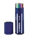 Produktbild: STABILO® Fasermaler Pen 68 in Kunsstoffbox, 20 Farben sortiert 60863
