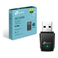 Produktbild: TP-Link Archer T3U AC1300 Dual-Band-WLAN-Adapter (867 Mbit/s (5 GHz), 400 Mbit/s (2,4 GHz), 802.11ac, USB 3.0, MU MIMO, unterstützt Windows 10/8.1/8/7/XP, Mac OS X), schwarz
