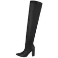 Produktbild: Ital-Design Damen Abendschuhe Party & Clubwear Overkneestiefel (85135612) Blockabsatz High-Heel Stiefel in Schwarz schwarz 36 EU