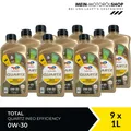 Produktbild: Total Quartz Ineo Efficiency 0W-30 BMW LL ACEA C3 Motoröl 9x1 Liter = 9 Liter