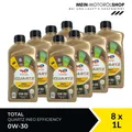 Produktbild: Total Quartz Ineo Efficiency 0W-30 BMW LL ACEA C3 Motoröl 8x1 Liter = 8 Liter