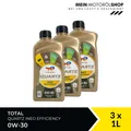 Produktbild: Total Quartz Ineo Efficiency 0W-30 BMW LL ACEA C3 Motoröl 3x1 Liter = 3 Liter