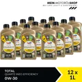 Produktbild: Total Quartz Ineo Efficiency 0W-30 BMW LL ACEA C3 Motoröl 12x1 Liter = 12 Liter
