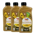 Produktbild: TOTAL Quartz Ineo Efficiency SAE 0W-30 Motorenöl BMW Longlife-19FE, 3x1 Liter