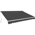 Produktbild: vidaXL Gelenkarmmarkise 450 cm Anthrazit 275568