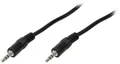 Produktbild: LogiLink CA1052 Klinke Audio Anschlusskabel 5.00m Schwarz (matt)