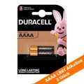 Produktbild: 2 x Duracell Mini AAAA LR61 MN2500 LR8D425 1,5V 4061 Alkaline Batterie 1 x 2er