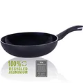 Produktbild: Berndes Pfanne 28 cm, b.Green Alu Recycled Induction, Wokpfanne hergestellt zu 100% aus recycelten Getränkedosen, schwarz