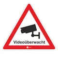 Produktbild: Aufkleber Videoüberwacht innenklebend I 10 cm I hin_295