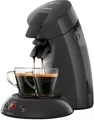 Produktbild: Philips Senseo HD6552/39 ECO Kaffeepadmaschine grau inkl. Pads und Gläsern