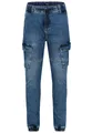 Produktbild: SUBLEVEL Regular-fit-Jeans Jogging Jeans mit Seitentaschen und Kordelzug Jogger Jeans Pant