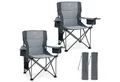 Produktbild: TIMBER RIDGE Campingstuhl Faltbarer Stuhl, 200KG Belastbar,TIMBER RIDGE Übergroßer Bequem (2 St), aus 600D Polyester, mit höhenverstellbaren Armlehnen