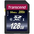 Produktbild: Transcend 128GB Class 10 200x SDXC Speicherkarte TS128GSDXC10