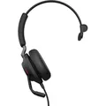 Produktbild: Jabra Evolve2 40 SE, Kabelgebunden, Anrufe/Musik, 20 - 20000 Hz, 113 g, Kopfhörer, Schwarz