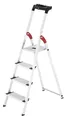 Produktbild: Hailo 5_8814-001 001 EasyClix breite xxl Aluminium-Scherentreppe (4 Stufen), grau