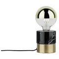 Produktbild: Neordic Tischleuchte Vala E27 max. 20W Messing gebürstet Marmor Metall Marmor