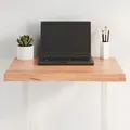 Produktbild: Tischplatte 60x50x(2-4) Cm Massivholz Behandelt Baumkante Vidaxl