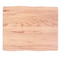 Produktbild: vidaXL Tischplatte Tischplatte 60x50x(2-4) cm Massivholz Behandelt Baumkante (1 St)