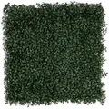 Produktbild: KARAT Pflanzenwand Boxwood Dark-Green Kunstpflanze zur Dekoration 50 x 50 cm