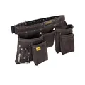 Produktbild: Stanley STST1-80113 Werkzeughalter aus Leder mit 9 Taschen Braun