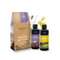 Produktbild: Allgäuquelle Bio Saunaaufguss Aufgussmittel Saunazubehör 2er Set, Duft: Lavendel, Zeder, Lavendel