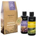 Produktbild: AllgäuQuelle® Saunaaufguss Set Bio Sauna Zubehör 2x100ml Sauna Aufgussmittel