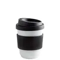 Produktbild: KAHLA fillit Becher 0,27 l pure black To Go Becher aus Porzellan
